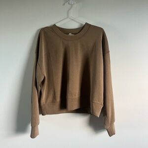 lululemon Softstreme Perfectly Oversized Cropped Crew in All Spice